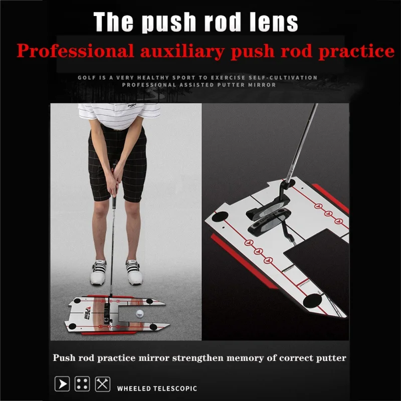 

New Golf 4 Speed Rods Mirror Golf Swing Trainer Shape Shots Swing Practice Mirror With Carry Bag Golf Training Aid New Arrival