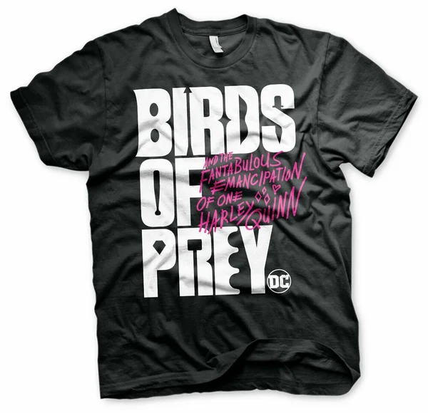 Officially Licensed Birds of Prey Logo Mens T-Shirt Sizes S-XXL