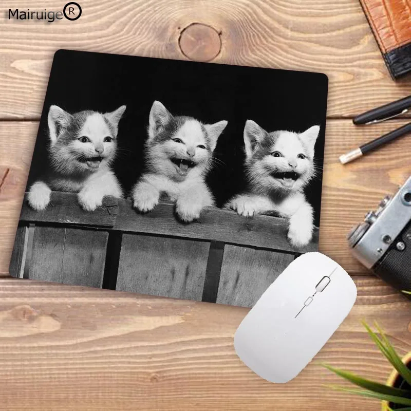 XGZ Small Size Rubbe Mouse Pad Cute Cat Animal Mat Gaming Player Gamer Desktop Computer Laptop Mousepad Games 22X18CM | Компьютеры и