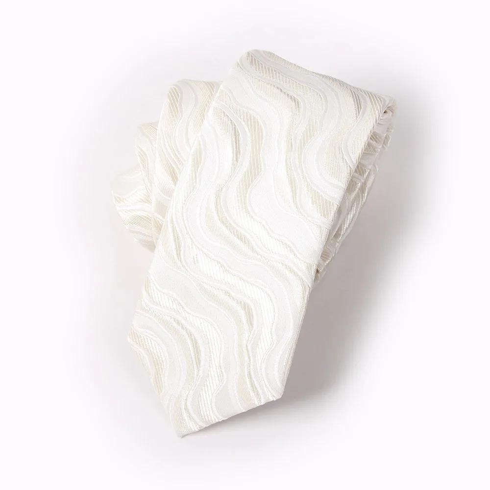 

Linbaiway 6.5cm Leisure Business Mens Ties Jacquard Woven Neckties Corbatas Business Wedding Neck Tie For Party Custom LOGO