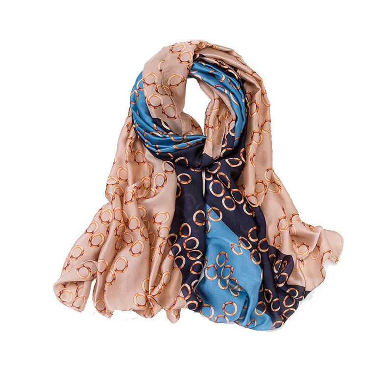 

Silk Scarf Women Shawls Wraps Fashion Small Hair Neck Hijabs Foulard Scarves Female Lady bufanda seda mujer echarpe ete soie