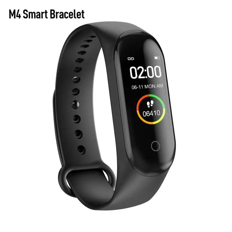 

M4 умные цифровые часы браслет для мужчин и женщин с мониторингом сердечного ритма бега шагомер счетчик калорий мониторинг здоровья спортив...