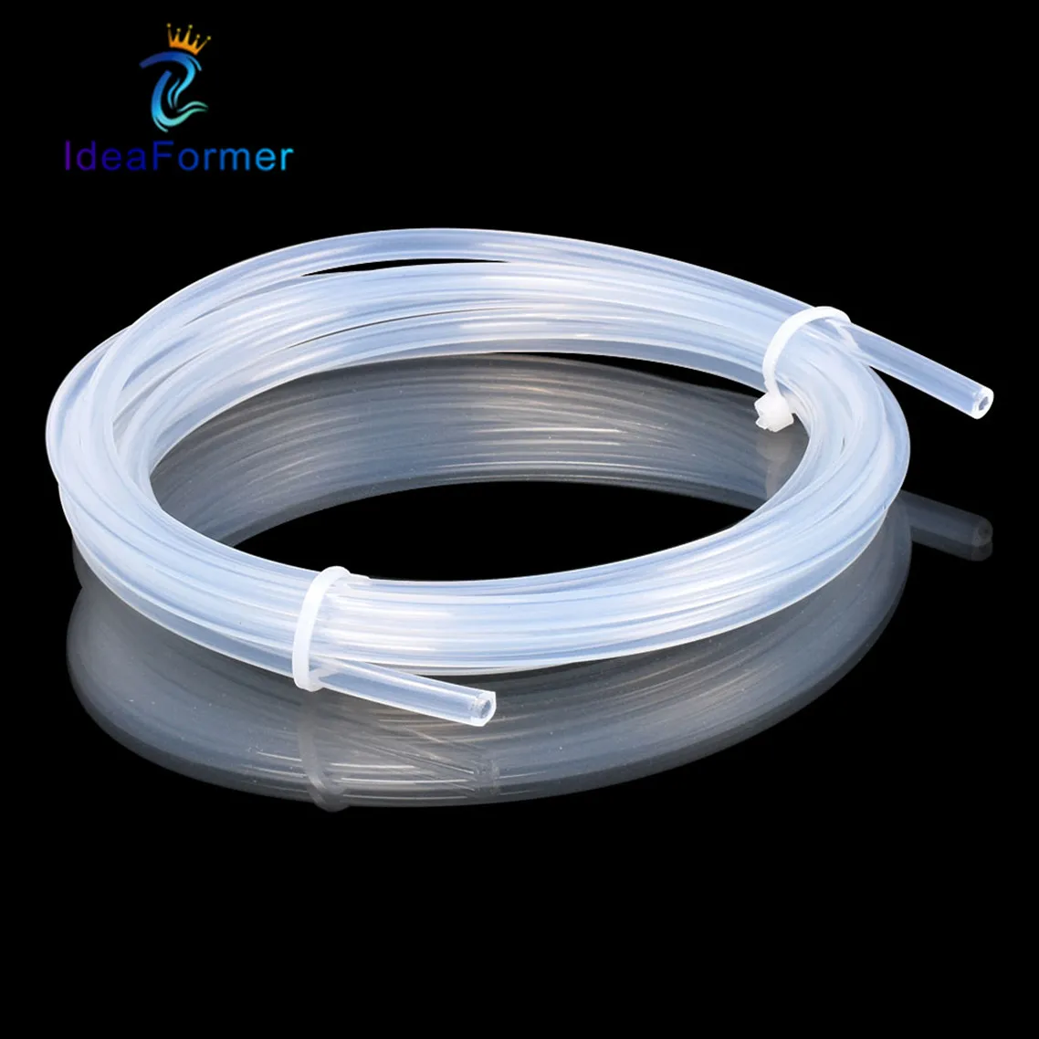 

3D Printer 1/5/10/50m 2*4mm Clear PFA PTFE Tube PiPe For 1.75mm Filament 3D Printer Printing Head RepRap Rostock Bowden Extruder