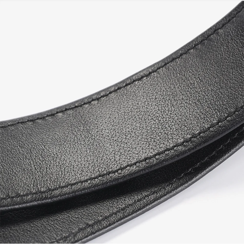 

3.4Cm Real Crocodile Leather For Men No Buckle Automatic Belt Jeans Luxury Brand Designer Fashion ClassicTrendy Style Belts
