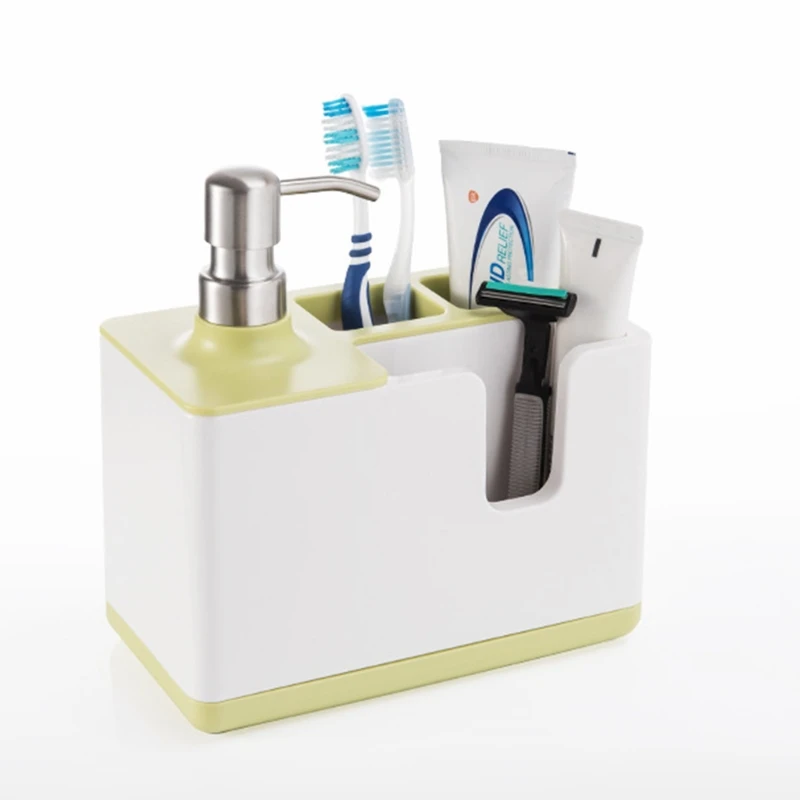 

Manual Hand Press Soap Dispenser Storage Box Multifunctional Hand Sanitizer Shampoo Shower Gel Container Clean Machine for X37B