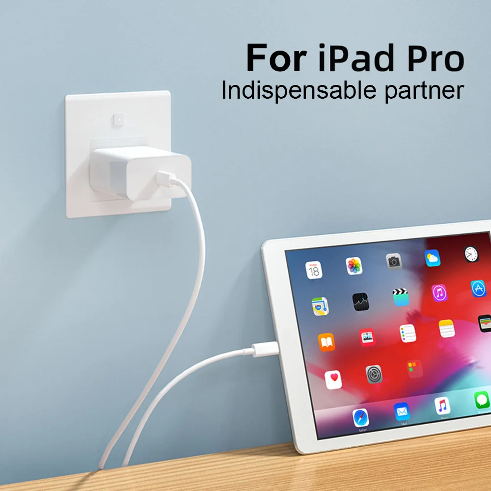 

Fast Charging 3A 20W USB C Wall Charger Adapter 100-240V PD Type-C Wall Plug for iPhone 12mini/12/12 Pro/12 Pro Max