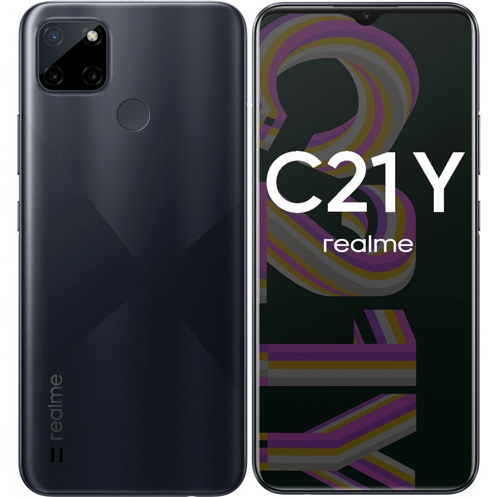 Смартфон Realme C21Y 3/32 ГБ 8x2.3 ГГц 1.8 3 Гб 2 SIM IPS 1600x720 камера 13+2+2 Мп