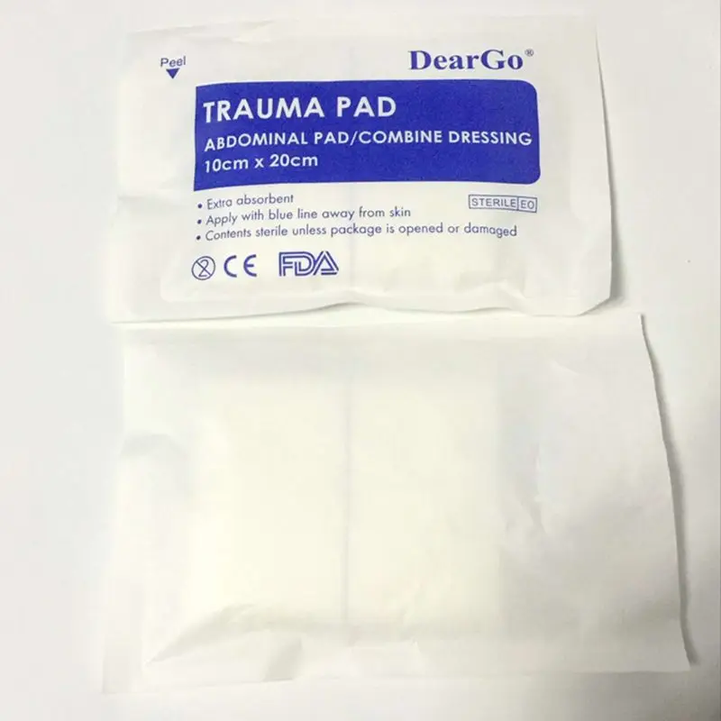 

Medical Pads Haemostatic Cushion Stop Bleeding Non-woven Fabric Absorbent First Aid Kit Emergency Abdominal Pad Combine Dressing