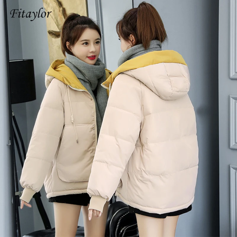 Куртка женская короткая теплая с капюшоном х/б батальных размеров 3XL|Женские