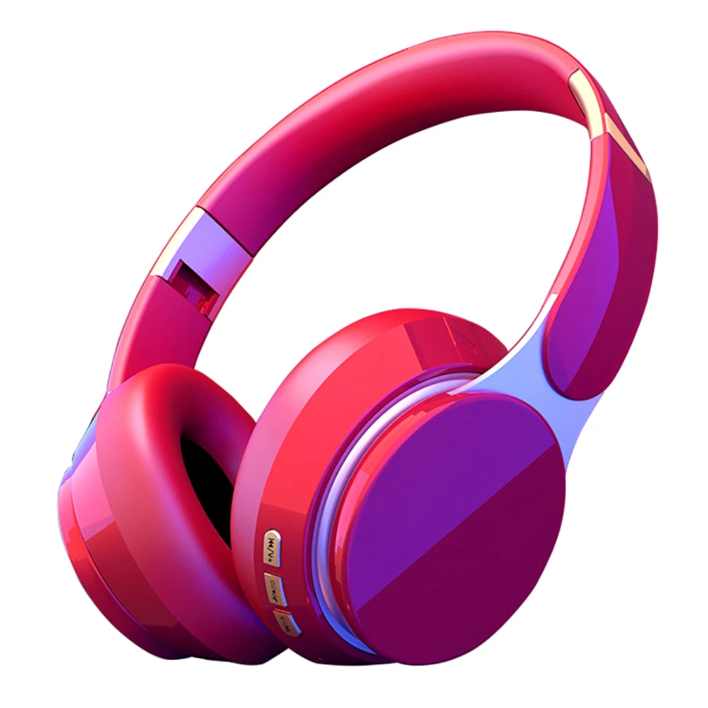 Новый Беспроводной наушники Bluetooth5.0 Складная гарнитура Стерео Игровые С