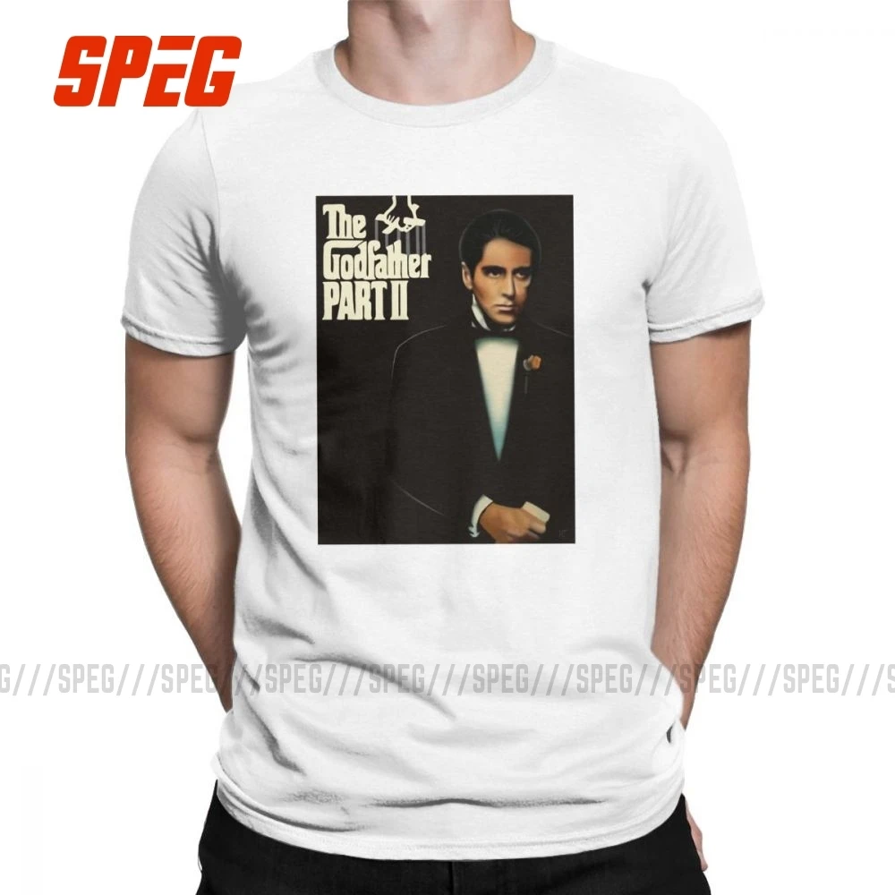 The Godfather 2 Мужская футболка Al Pacino Mario Puzo 2019 с коротким рукавом 100% хлопок размера