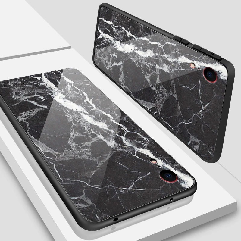 Для iPhone 5S, se, 6, 6 S, 7, 8 Plus XR XS макс. закаленное стекло чехол для Meizu M5 M6 M8 M9 Примечание 16th Plus с узором в полоску защитная оболочка - Цвет: W307
