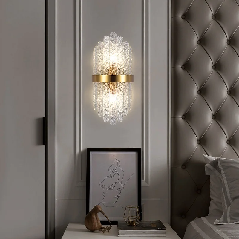 

Art Deco Postmodern Gold Black Stainless Steel Designer LED Lamp LED Light Wall lamp Wall Light Wall Sconce For Bedroom Corridor