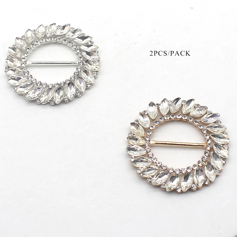 

2 шт./лот 49 мм, смешанные цвета, Круглый Алмазный Сплав, «сделай сам», Свадебная лента, украшение, свадебный ужин, горный хрусталь, пряжки, Швей...