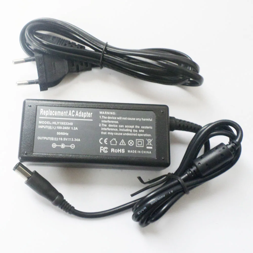 

New 19.5V 3.34A 65W Battery Charger Power Supply Cord For Dell 1318 XPS M1330 DA65NS4-00 Octagon Plug 100-240v AC Adapter +Cable