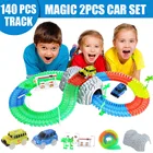 Волшебный трек чудесное светящееся гоночный трек DIY универсальные аксессуары пандус поворот дороги мост перекресток игрушки для детей