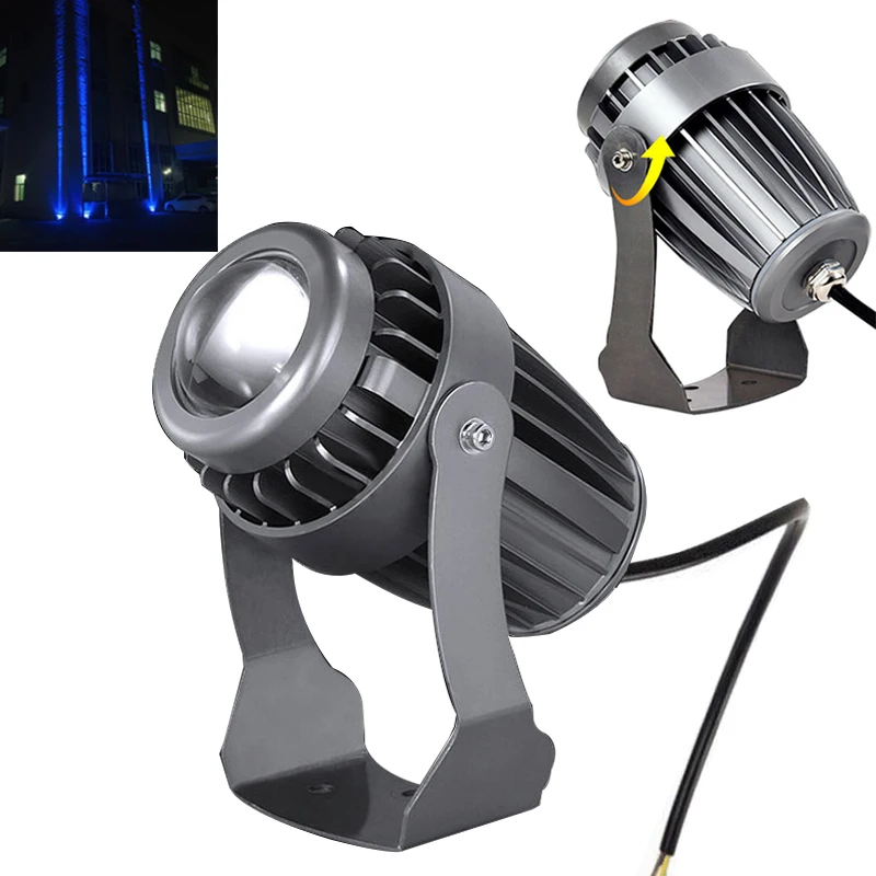 Светодиодная лампа для лужайки 3 Вт/10 Вт водонепроницаемая прожекторы узкий луч