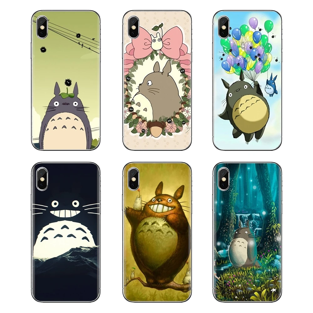Мягкие чехлы для Samsung Galaxy S2 S3 S4 S5 MINI S6 S7 edge S8 S9 Plus Note 2 3 4 5 8 Coque Fundas Мой сосед Тоторо и