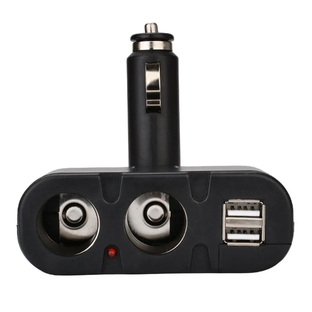 Раскладное двойное Порты USB сигареты Зажигалка Розетка Быстрая зарядка
