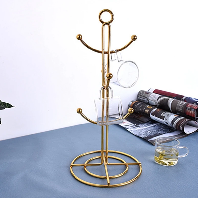 

Coffee Cup Holder Jewelry Holder Dining Table Kitchen Storage Rack Tree Cup Holder Hanging Drain Cup Holder