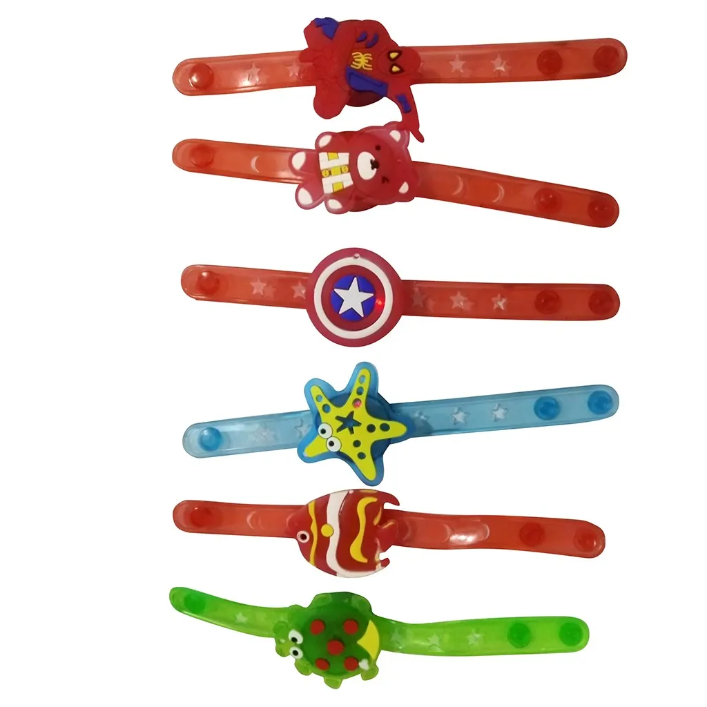 

1pcs Creative Cartoon Luminous Bracelets Watch Boys Girls Flash Wrist Band Glow In Dark Children's Day Birthday Jewelry Gifts #9