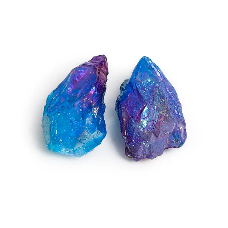 Натуральный камень кристалл руда гальванизированная цветная основная палочка