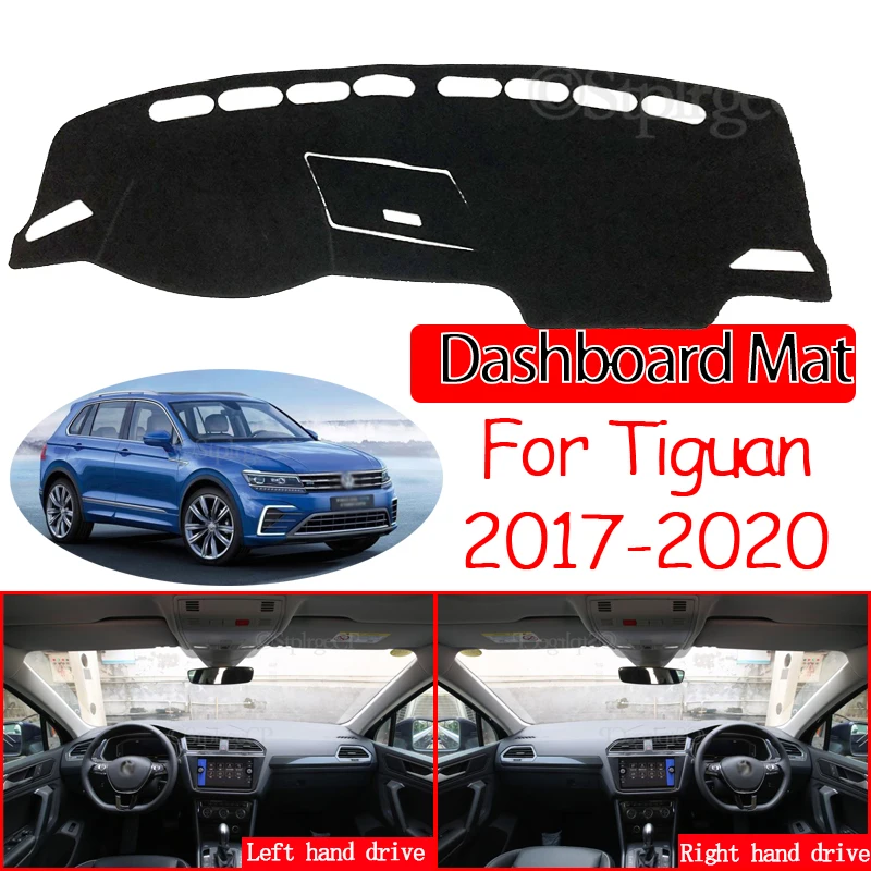 

for Volkswagen VW Tiguan MK2 2017 2018 2019 2020 Anti-Slip Mat Dashboard Cover Pad Sunshade Dashmat Carpet Dash Car Accessories