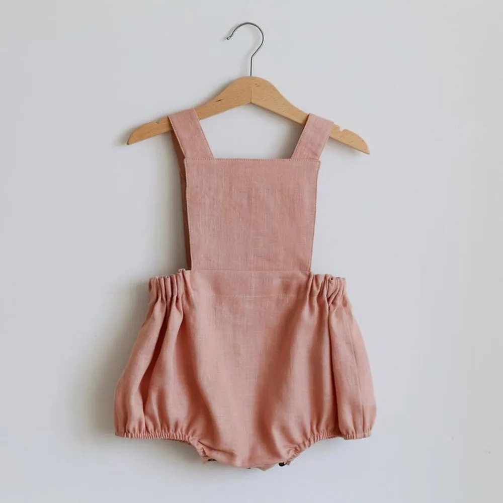 Summer Boy Girl Rompers Cute Baby Clothes Newborn Kids Bodysuit Babygrow Jumpsuit Sunsuit Outfits Soild Children | Детская одежда и
