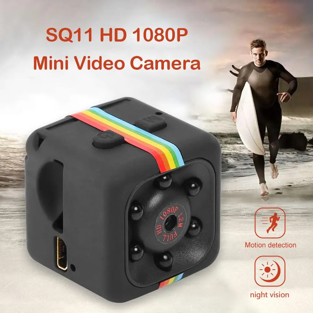 SQ11 1080P Мини видеокамера высокого разрешения ночного видения DVR DV
