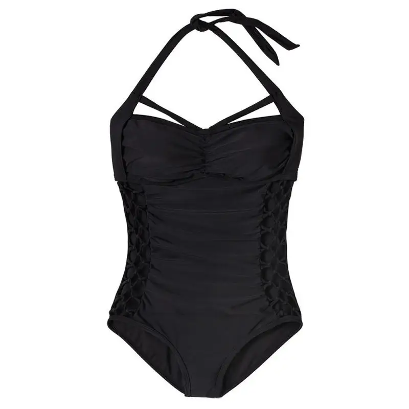 

multi-rope one-piece swimsuit female bikini Womens Siamese Bikini Set Womens Bikini Set Swimsuit XL 2XL 3XL bikini plus size