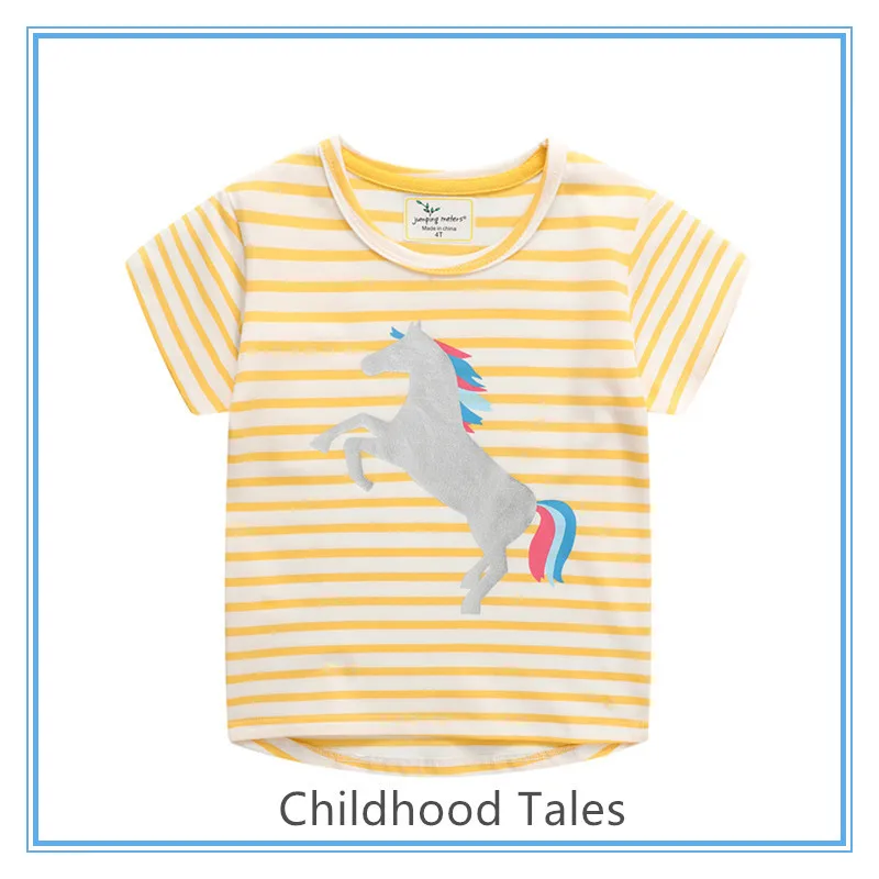 

Summer new children's clothing knitted short-sleeved fashion t-shirt for boys and girls