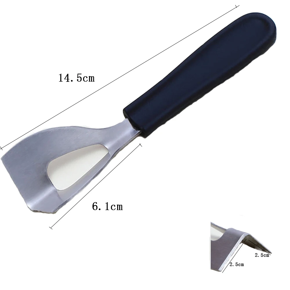 Нержавеющая сталь сырорезка нож для сыра и масла обрезчик углов с силиконовой