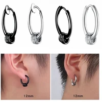 rock fake ear stud stainless steel piercing earings septum drop clip on earrings hoop body accessories jewelry for women men h6