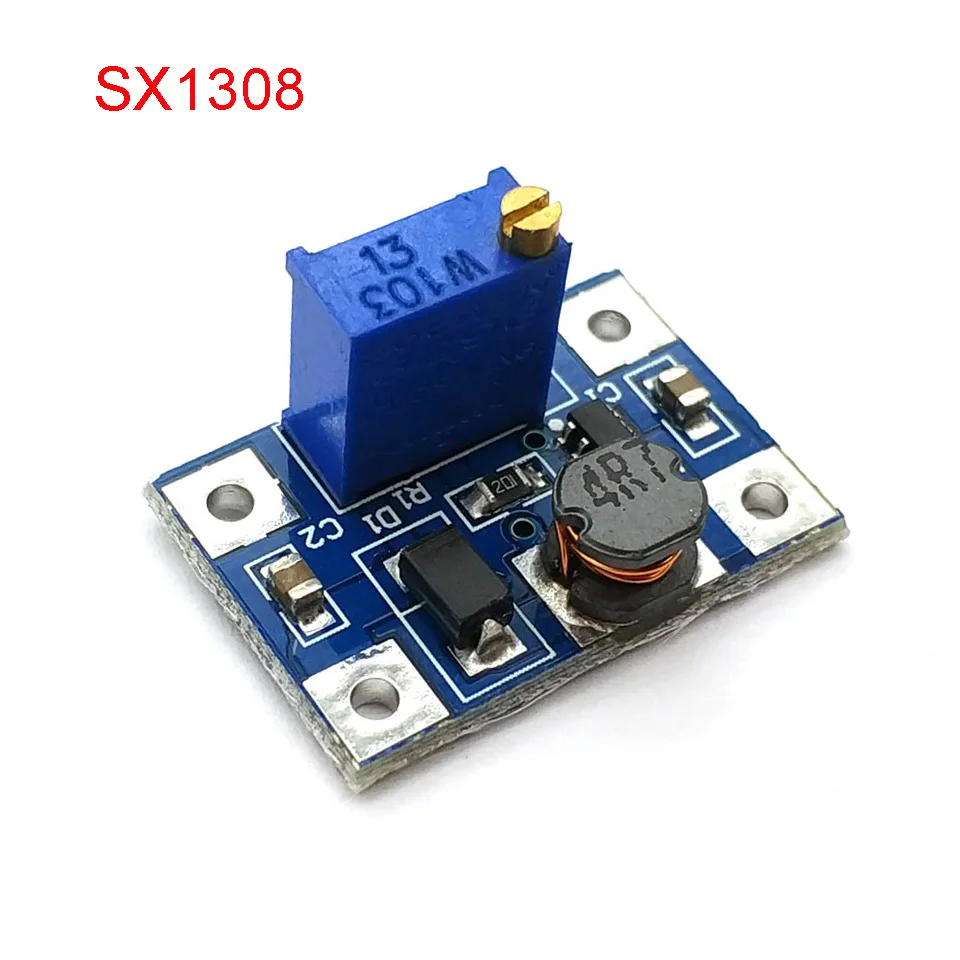 

5 Pcs 2-24V To 2-28V 2A DC-DC SX1308 Step-UP Adjustable Power Module Step Up Boost Converter For DIY Kit