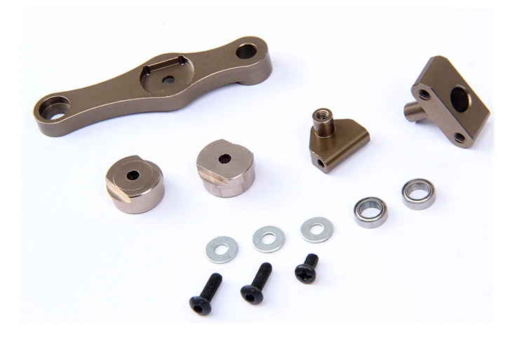 CNC металлический сервопривод дросселя Arm Kit (17T/15T) для 1/5 RC автомобиля ROVAN LT Losi 5ive T