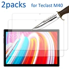 2 упаковки, протектор экрана из закаленного стекла для планшета Teclast M40 P20 HD, защитная пленка 9H 2.5D