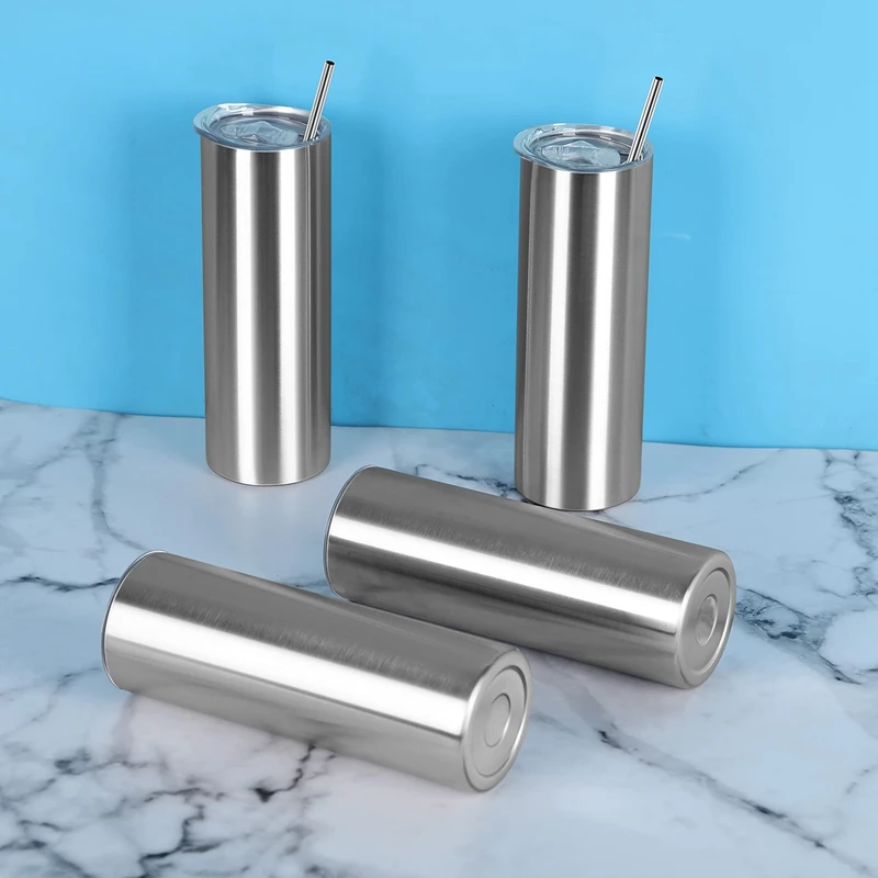 

Прямая тонкая кружка из нержавеющей стали, 30 унций