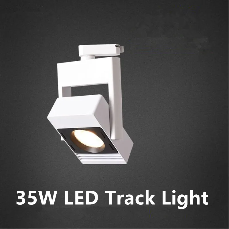 Бесплатная доставка светодиодный Трековый светильник 35 Вт COB 2 провода 3 4 для