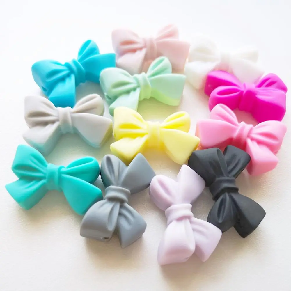 Силиконовый галстук бабочка для детей 100 шт.|Детские прорезыватели| |