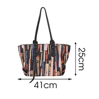 Women Canvas Shopping Bag Female Canvas Cloth Shoulder Bag Environmental Storage Handbag Reusable Foldable Eco Grocery Totes