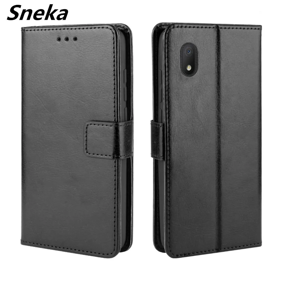 Чехол-бумажник для Alcatel 1S 1V 3L 1A 1B 2020 3V 5V 3X 2019 Crazy Horse кожаный чехол-книжка телефона с