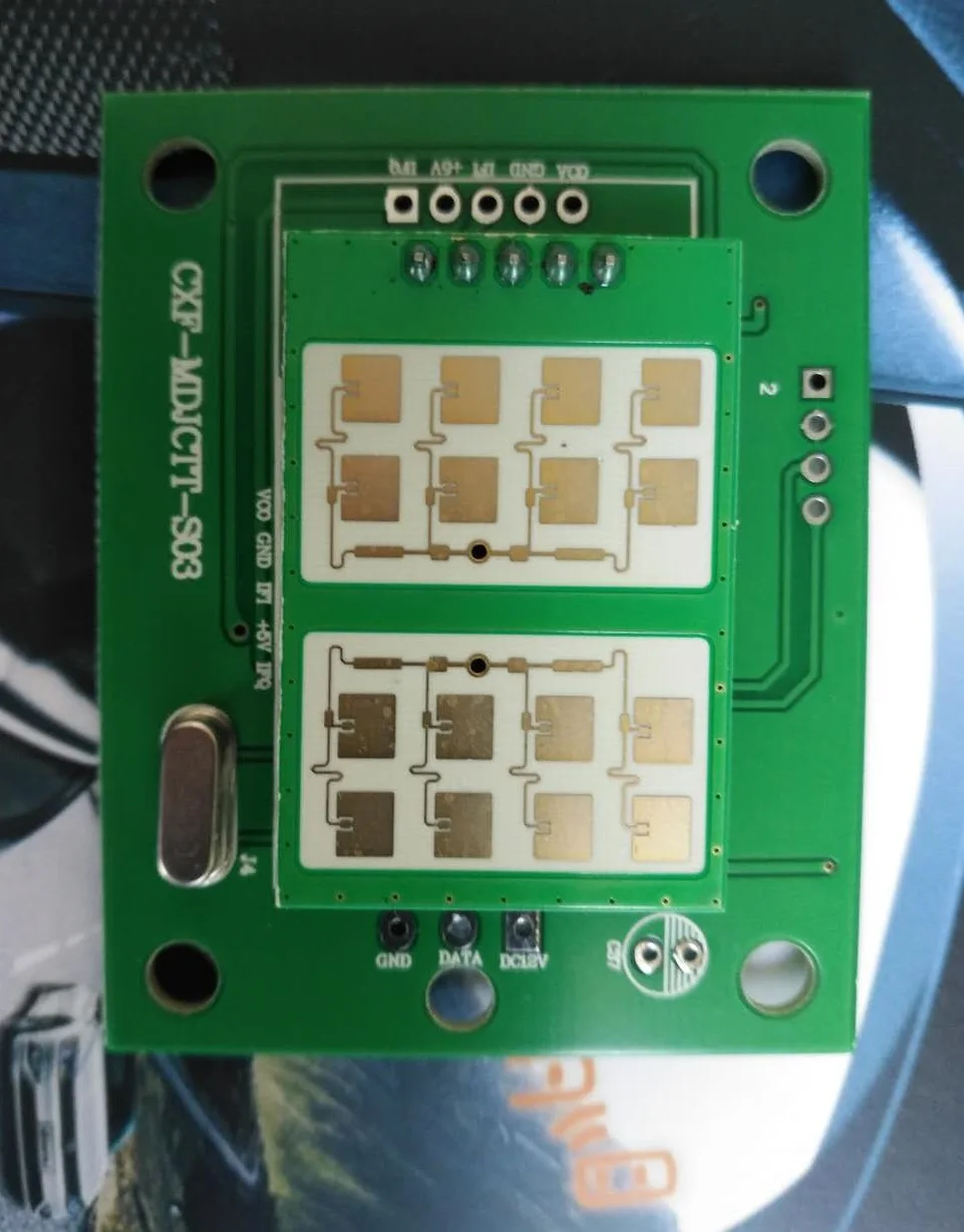 24G микроволновый радар датчик автомобильная система контроля слепых зон решение