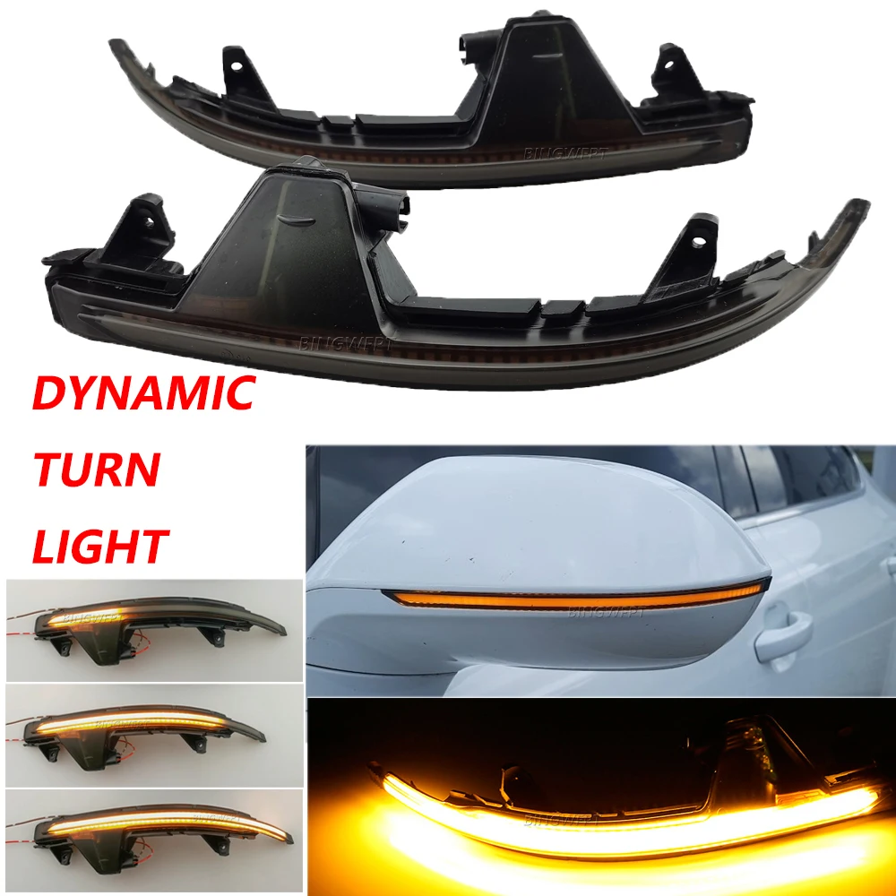 

2 шт. для Audi A7 S7 RS7 2010 2011 2013 2014 2015 2016 2017, динамический потоковый зеркальный светодиодный сигнал поворота, мигающий свет