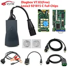 Диагностический сканер Lexia 3 PP2000, для диагностики, полный чип Diagbox V7.83 с прошивкой 921815C Lexia3 V48V25, для Ci-tr-oe-n, Pe-u-ge-ot OBDII