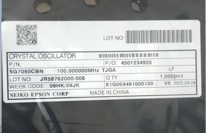 5pcsX1G004491000100 SG7050CBN-100 000MHZ-TJGA 100 м МГц | Электронные компоненты и принадлежности