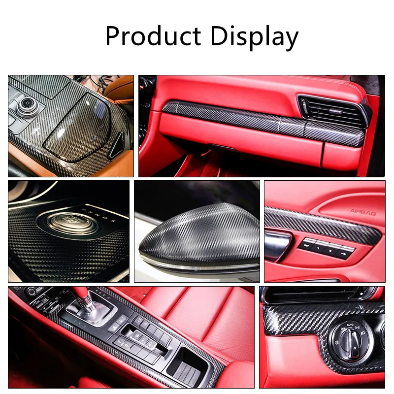 Виниловая 3d-пленка из углеродного волокна автомобильная наклейка