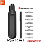 Отвертка Xiaomi Mijia 16 в 1, храповая отвертка, домашняя высокоточная отвертка Torx Cross 20 Н. М, отвертка для самостоятельного ремонта S2 бит, инструменты для ремонта