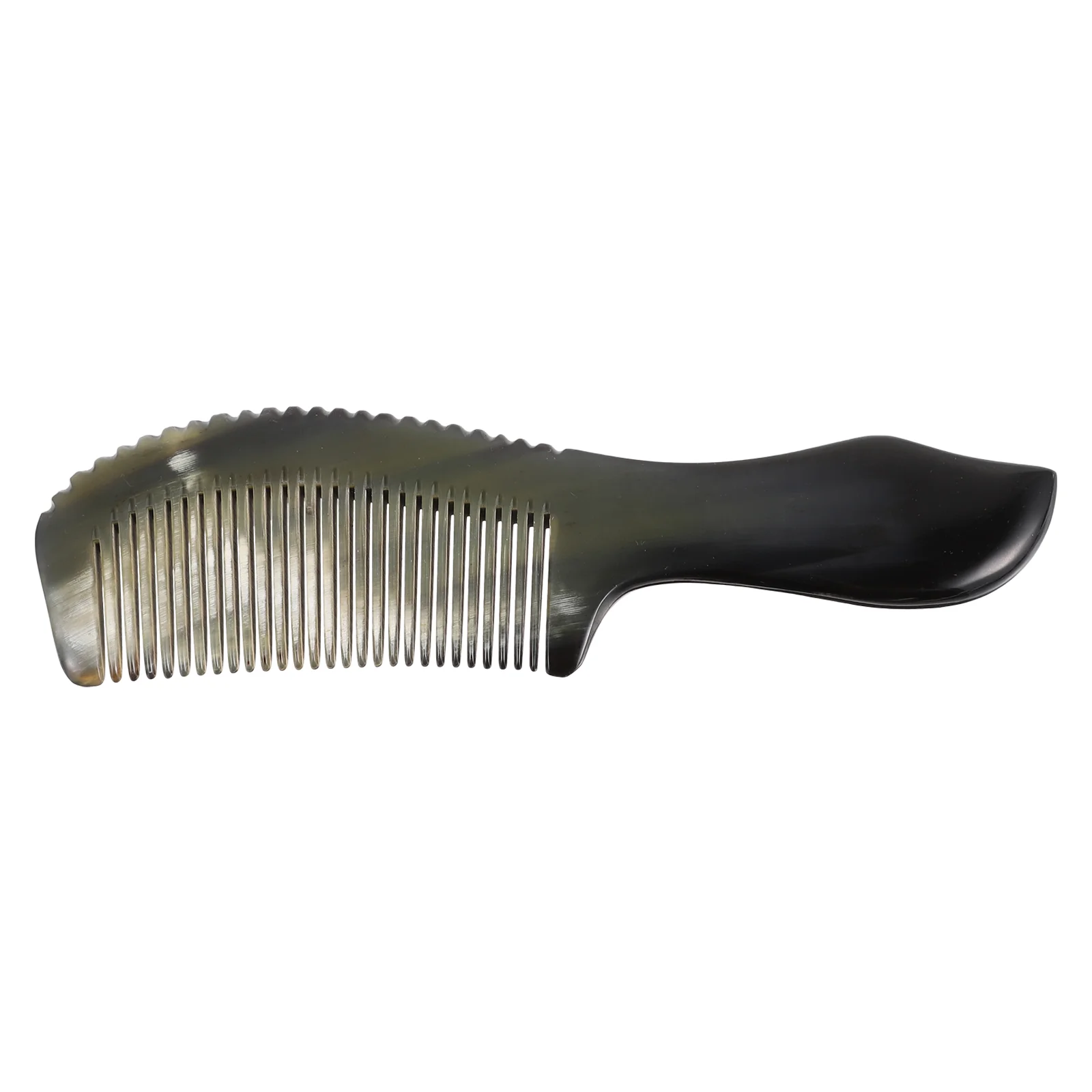 

1pc Premium Comb Ox Horn Comb Household Hair Styling Comb (Black)