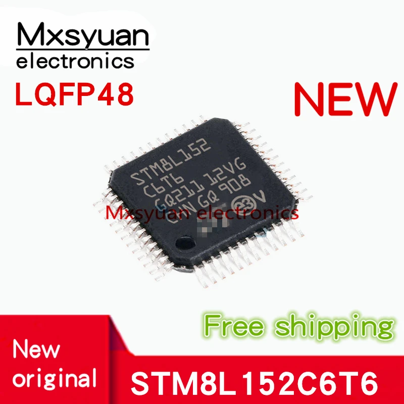 

5pcs~50pcs/lot STM8L152C6T6 STM8L152 C6T6 STM8L152CbTb LQFP-48 new original In Stock