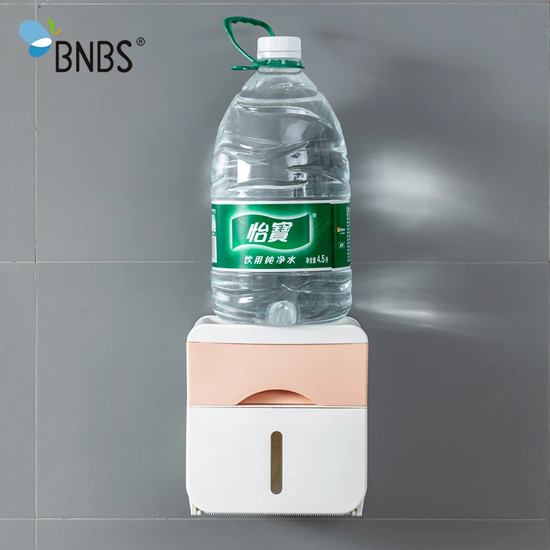 Настенный держатель для салфеток двухуровневый ящик хранения с выдвижным ящиком